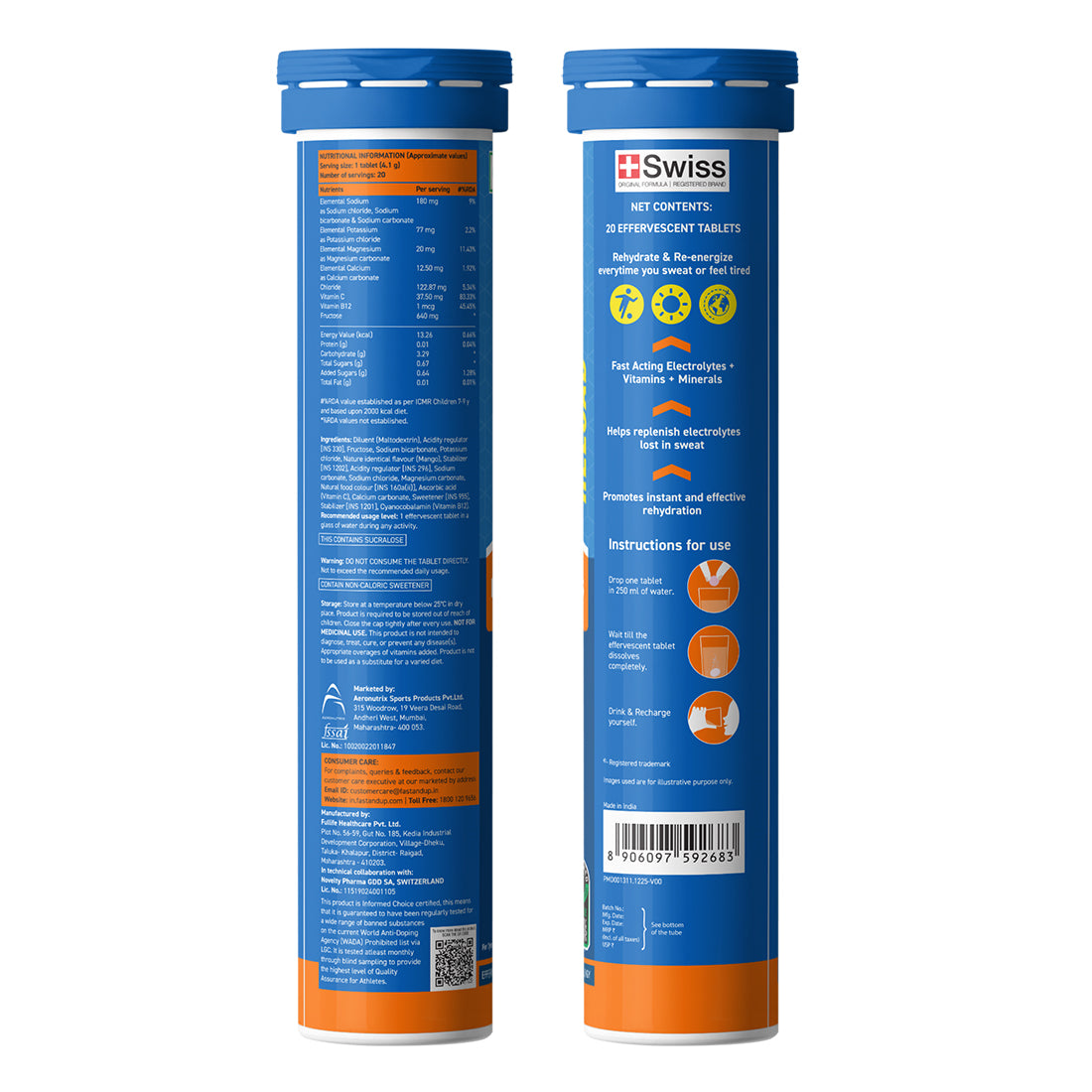 Reload Low Sugar Instant Hydration Drink - Mango