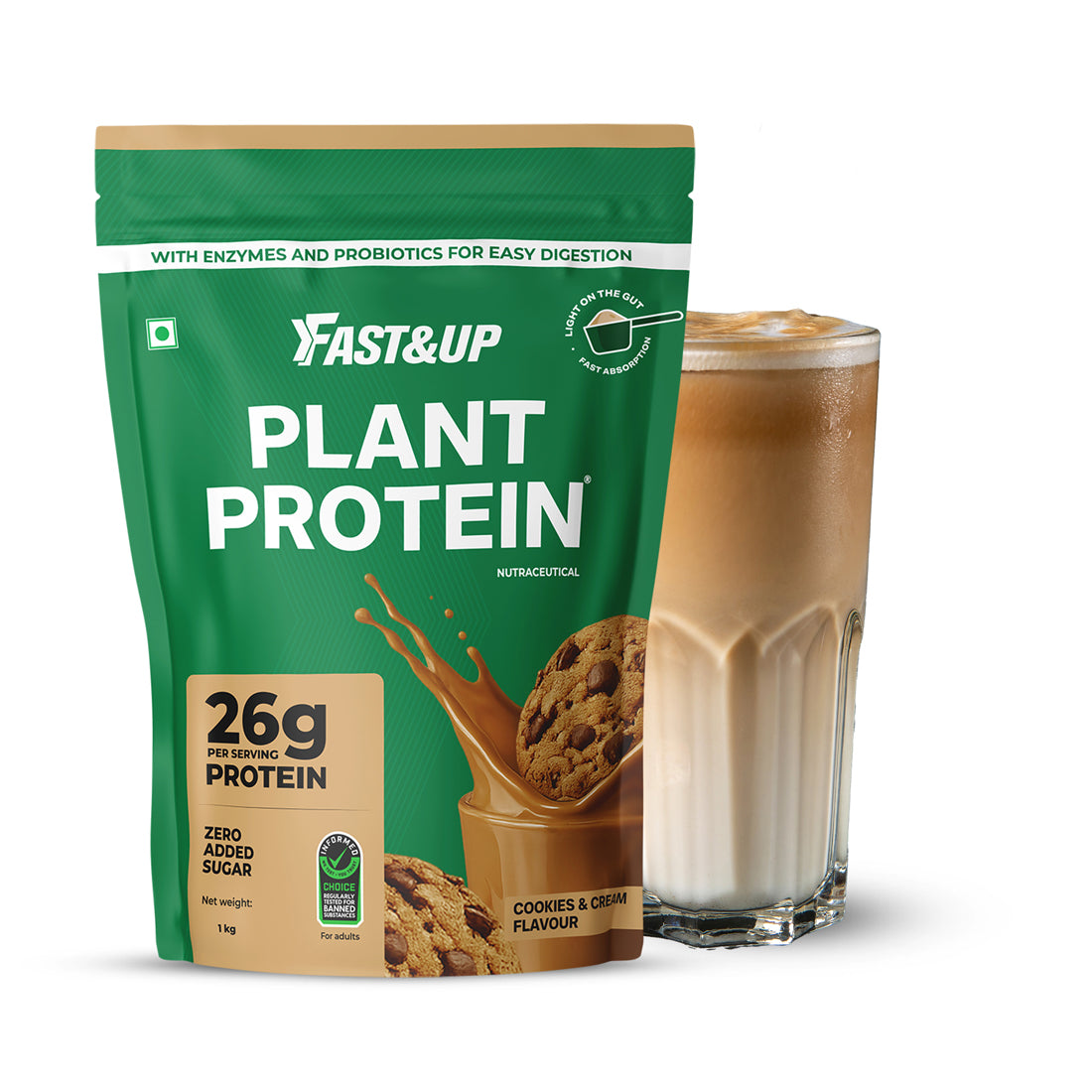 Plant Protein - Cookies & Cream - 1Kg