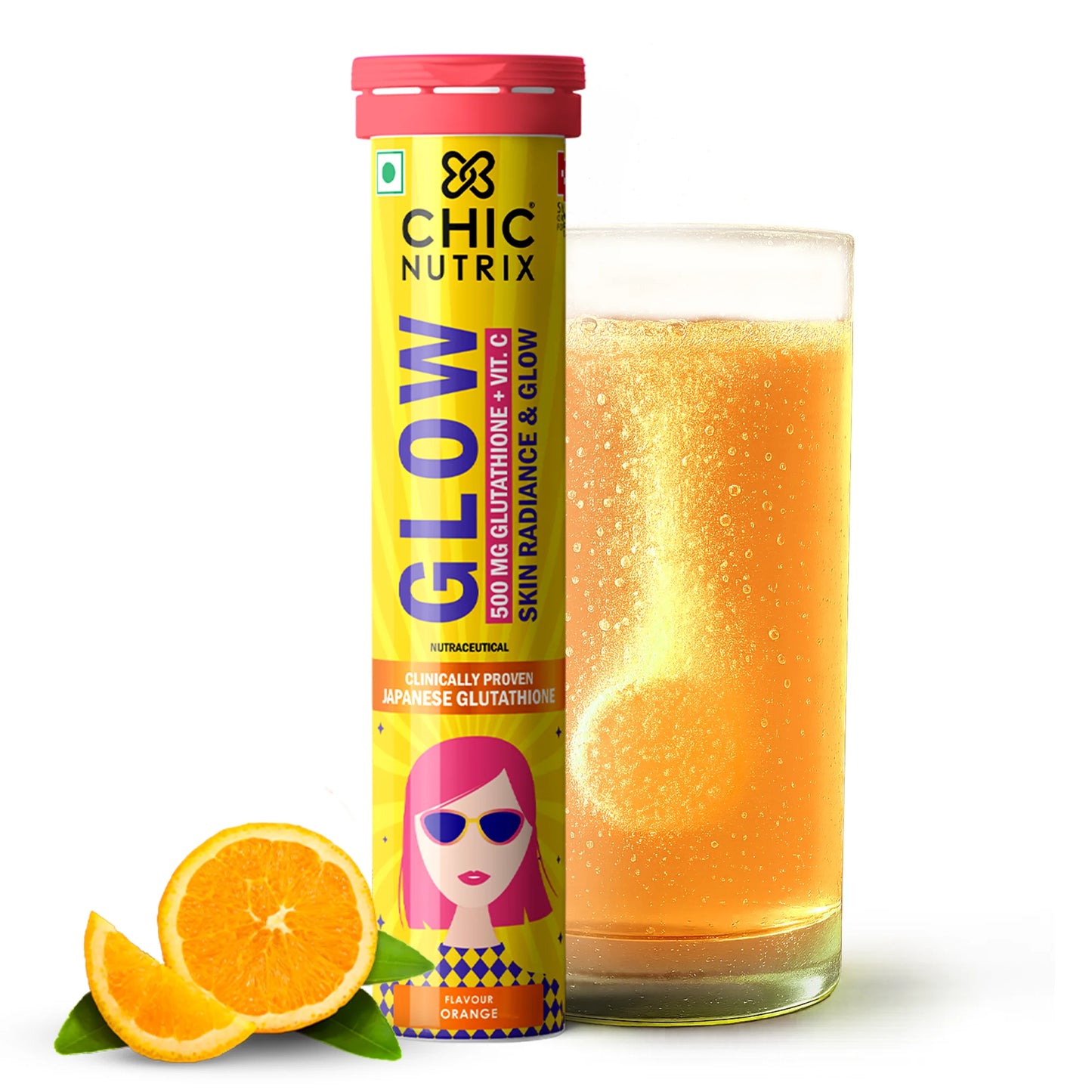 Glow- Brighter Skin with Japanese Glutathione - Orange