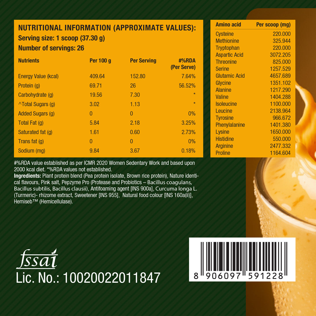 Plant Protein - Alphonso Mango - 1Kg