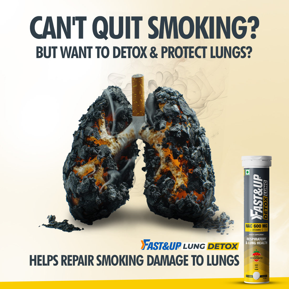 Can't Quit Smoking? But Want to Detox & Protect Lungs?