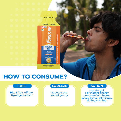 Fast&Up Energy Gel Non-Caffeinated - Zesty Lemon