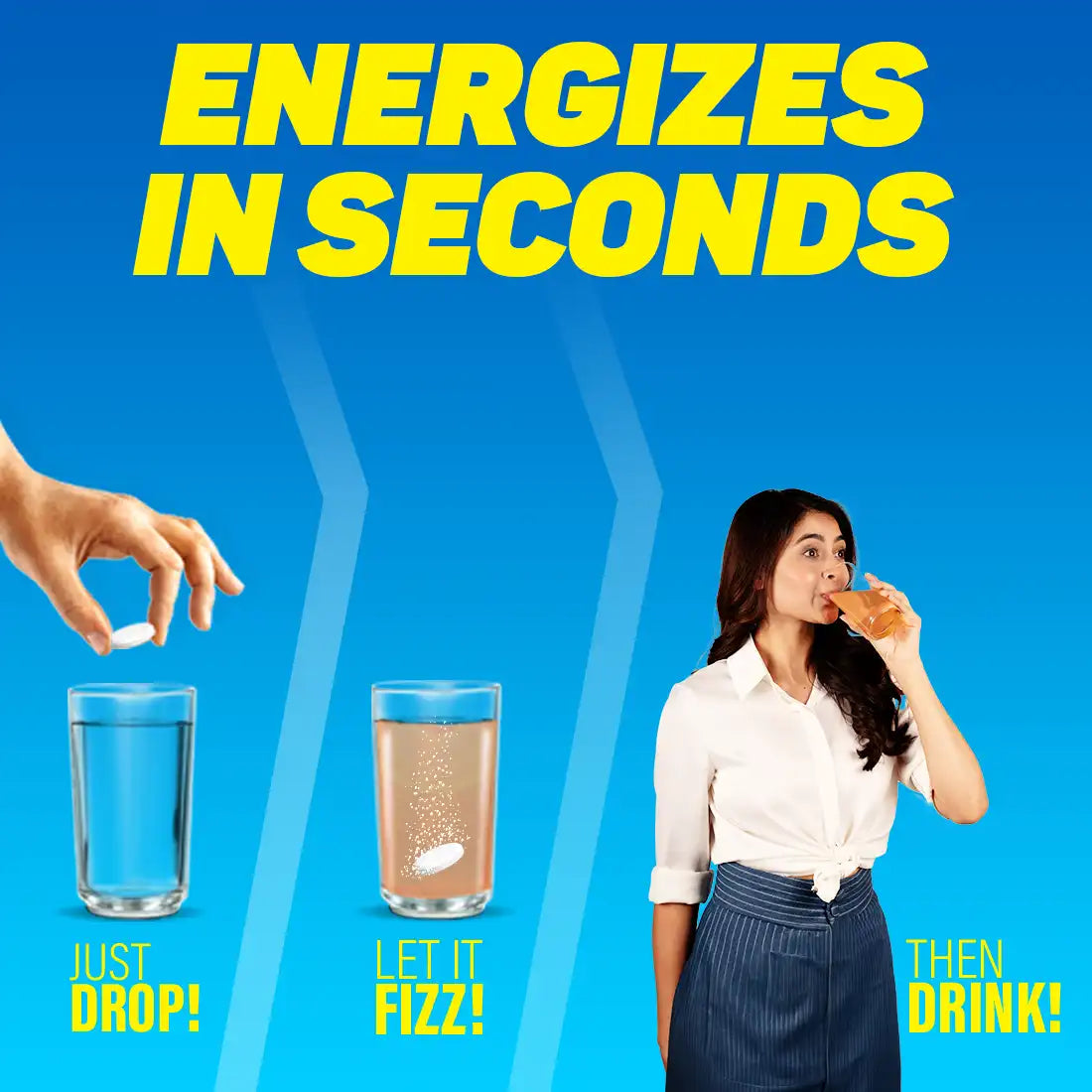 Energizes in Seconds