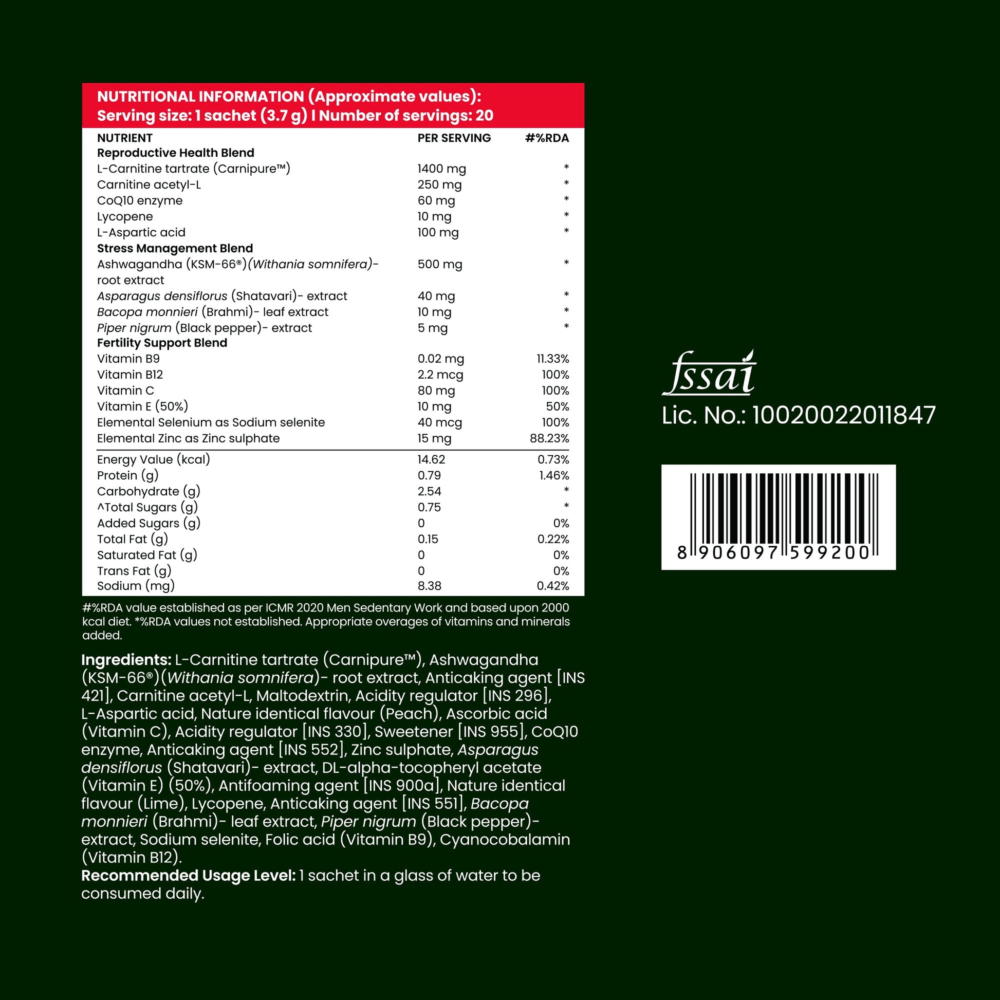 Nutrition Information