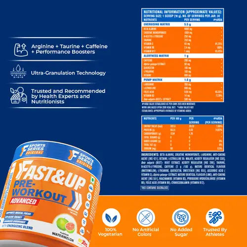 Pre Workout - Watermelon Flavour - 30 Servings