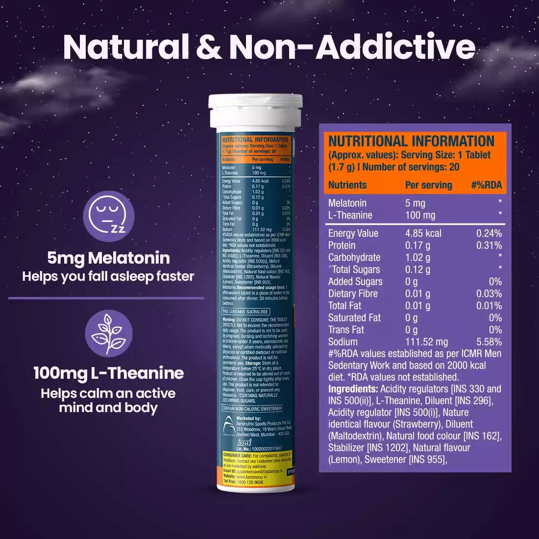 Fast and UP Melatonin