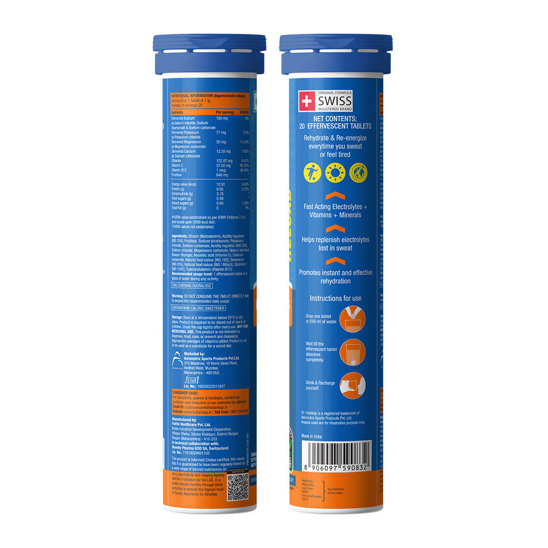 Reload - Low Sugar Instant Hydration Drink - Orange