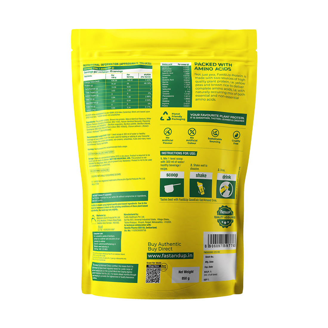 Plant Protein - Kesar Kulfi - 25 Servings + Shaker