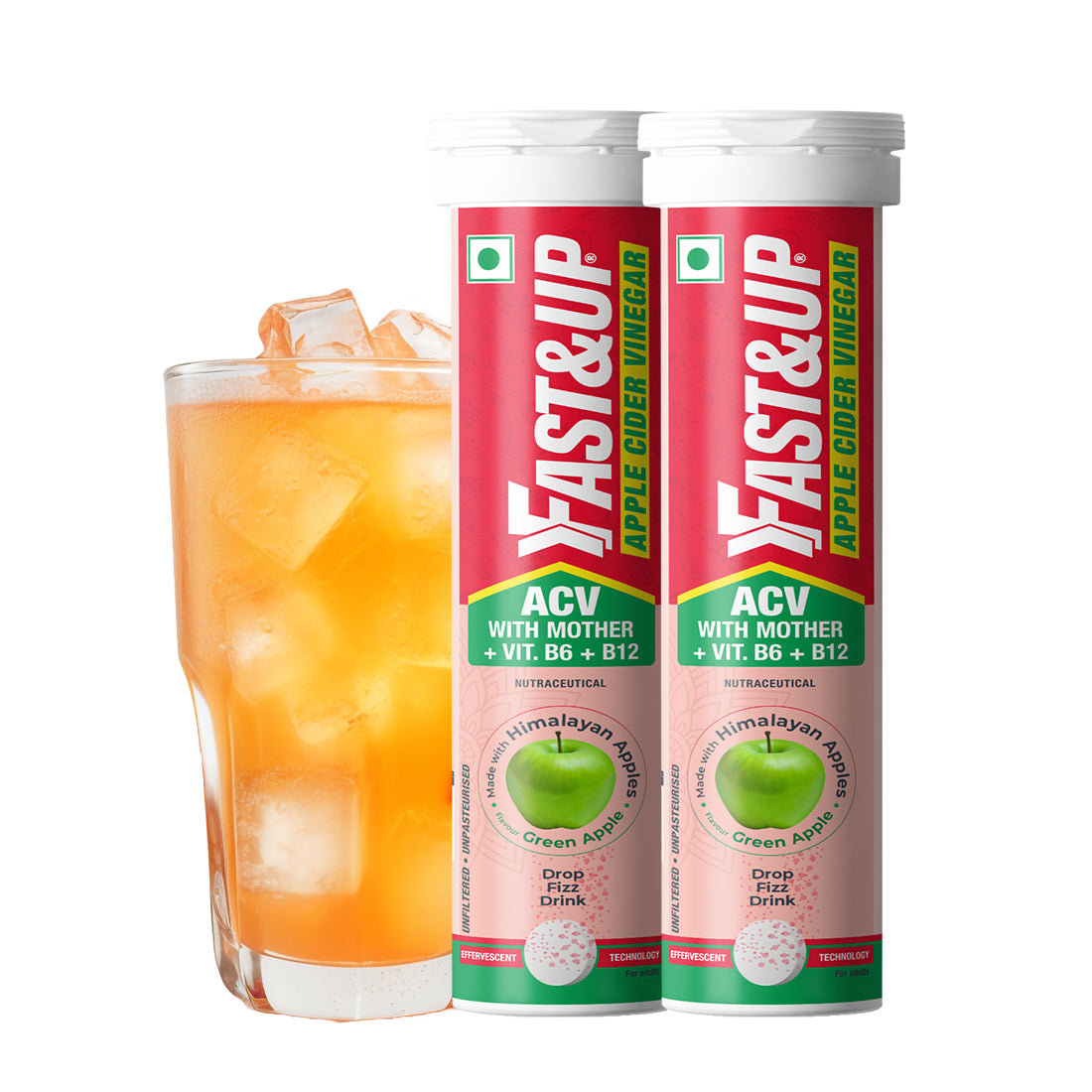 Fast&Up Apple Cider Vinegar - Green Apple