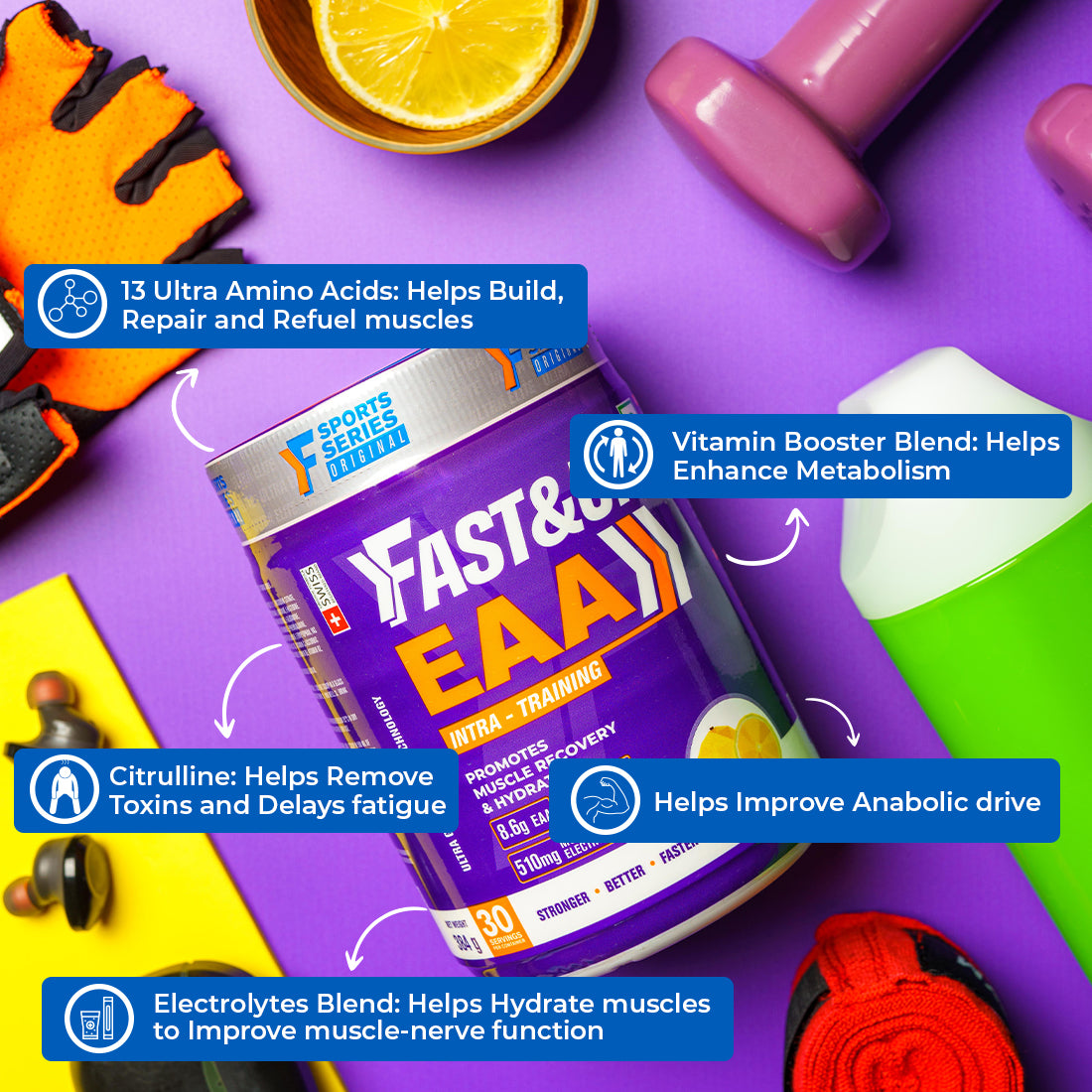 Fast&Up Essential Amino Acids - Lemon