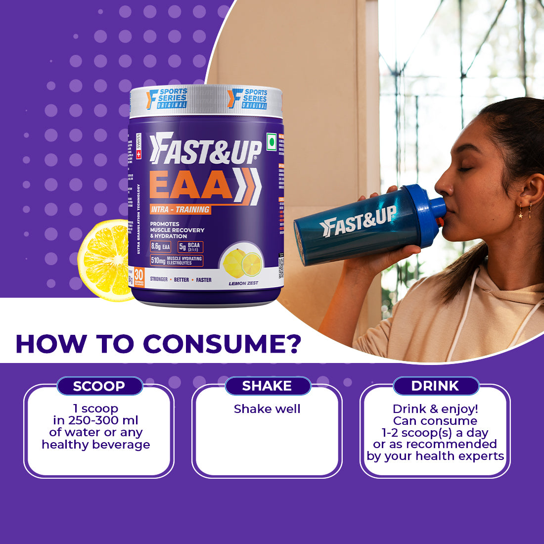 Fast&Up Essential Amino Acids - Lemon