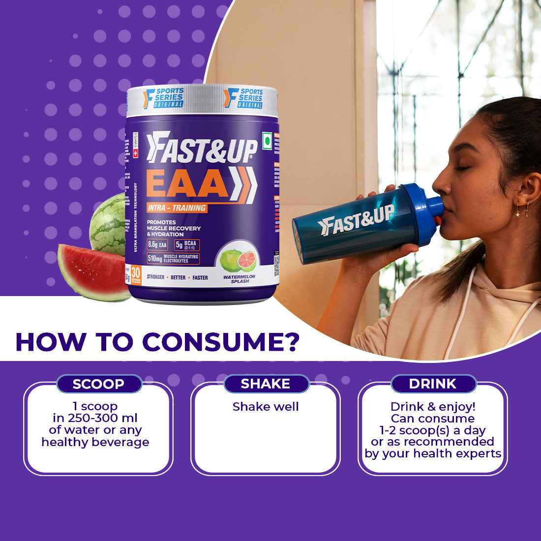 EAA-Watermelon-30-serving, How to Consume?