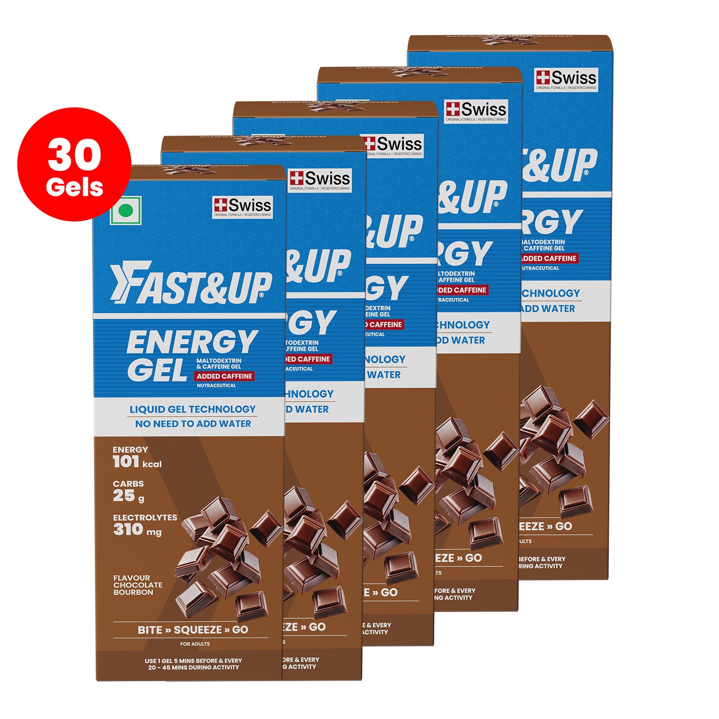 Energy Gel - Caffeinated - Chocolate Bourbon