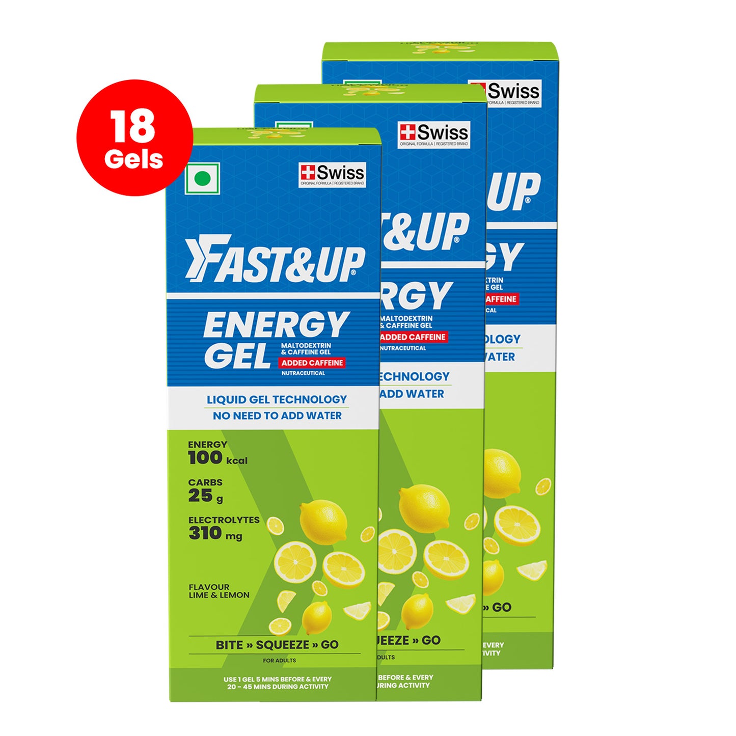 Fastandup Energy Gel Pack of 3