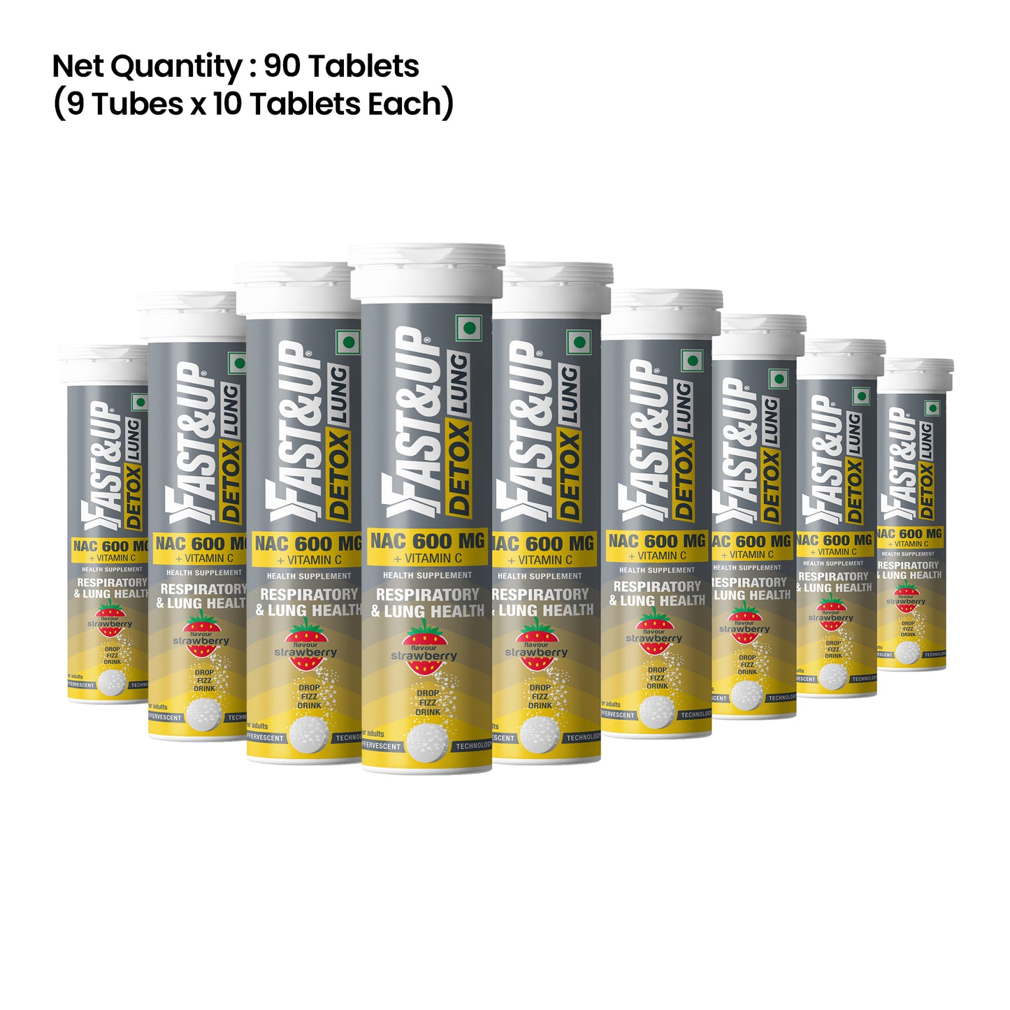 Daily Lung Cleanser with NAC + Vit. C - Strawberry (10 Tab)