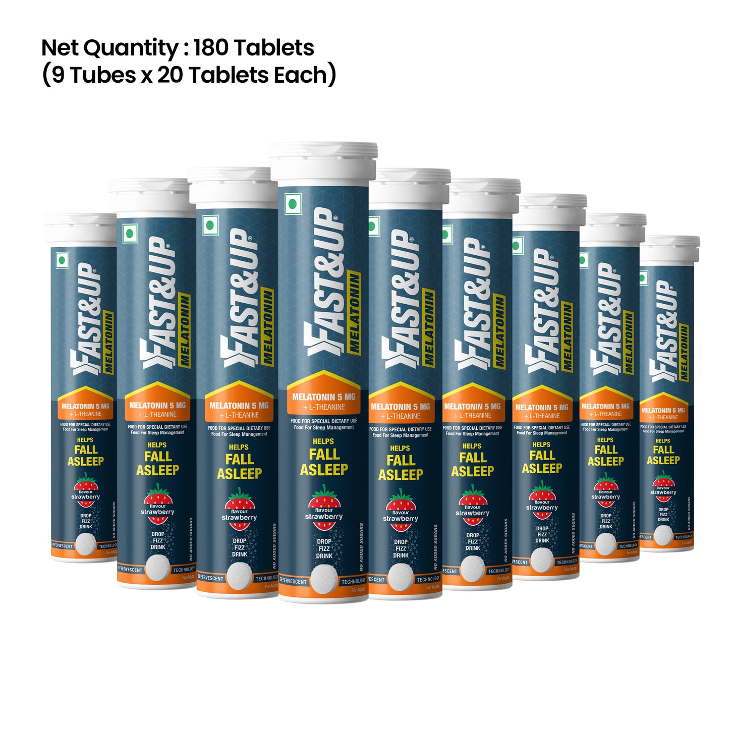 Fastest Acting 5 mg Melatonin with No Added Sugar - Strawberry