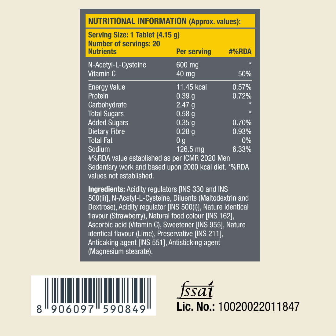 Nutrition Information