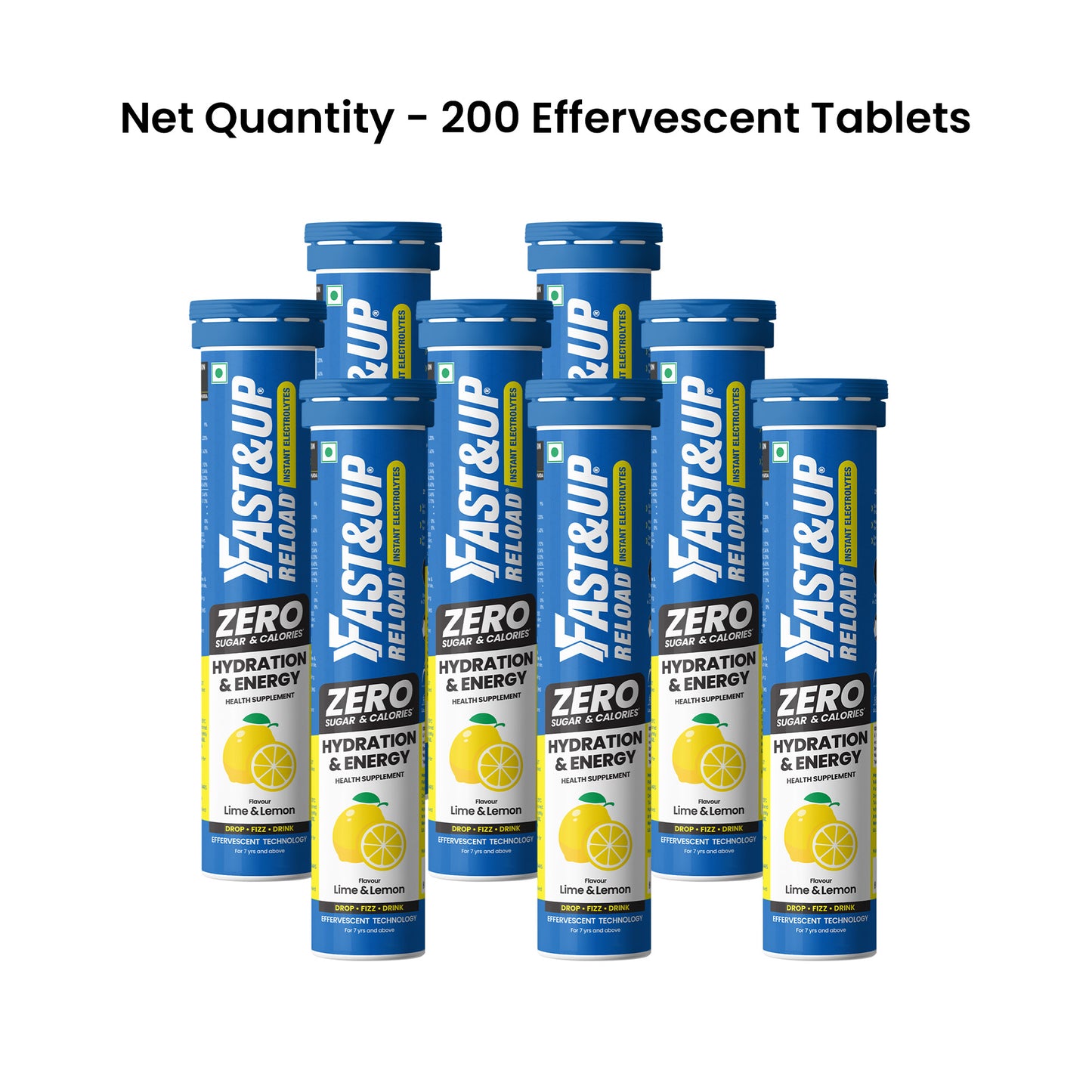 Reload Zero Instant Hydration Drink - Lime and Lemon Pack of 8