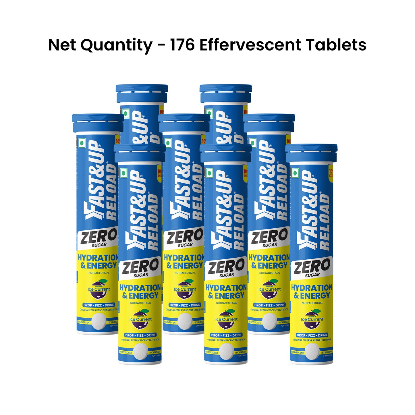 Reload Zero Sugar Instant Hydration Drink - Ice Current Pack of 8