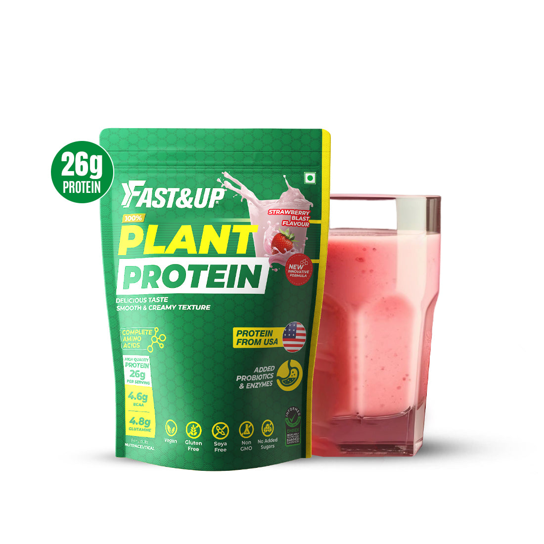 Plant Protein - Strawberry Blast - 25 Servings