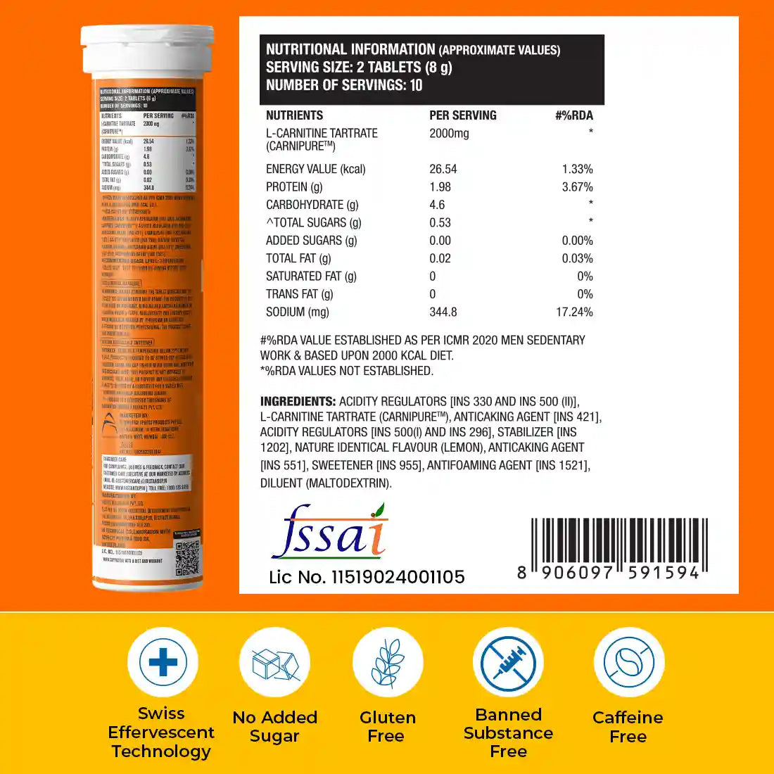 L-Carnitine 3000mg for Weight Loss