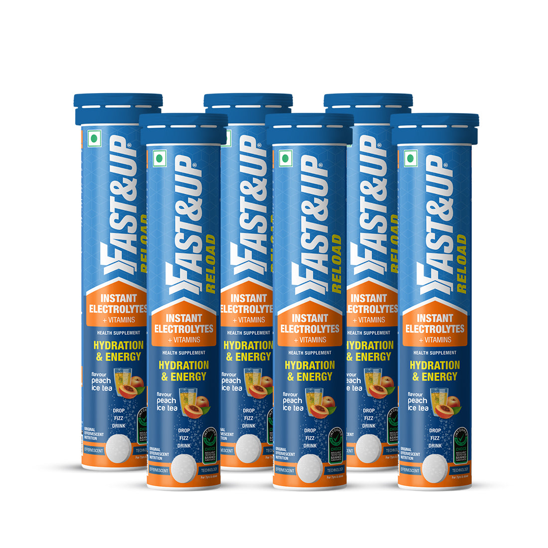 Reload Peach Iced Tea - Pack of 6