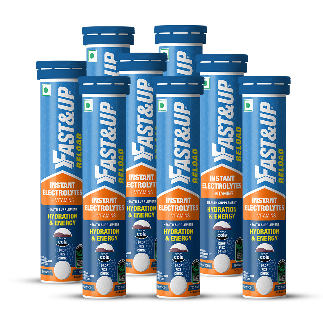 Reload - Low Sugar Instant Hydration Drink - Cola Pack of 8