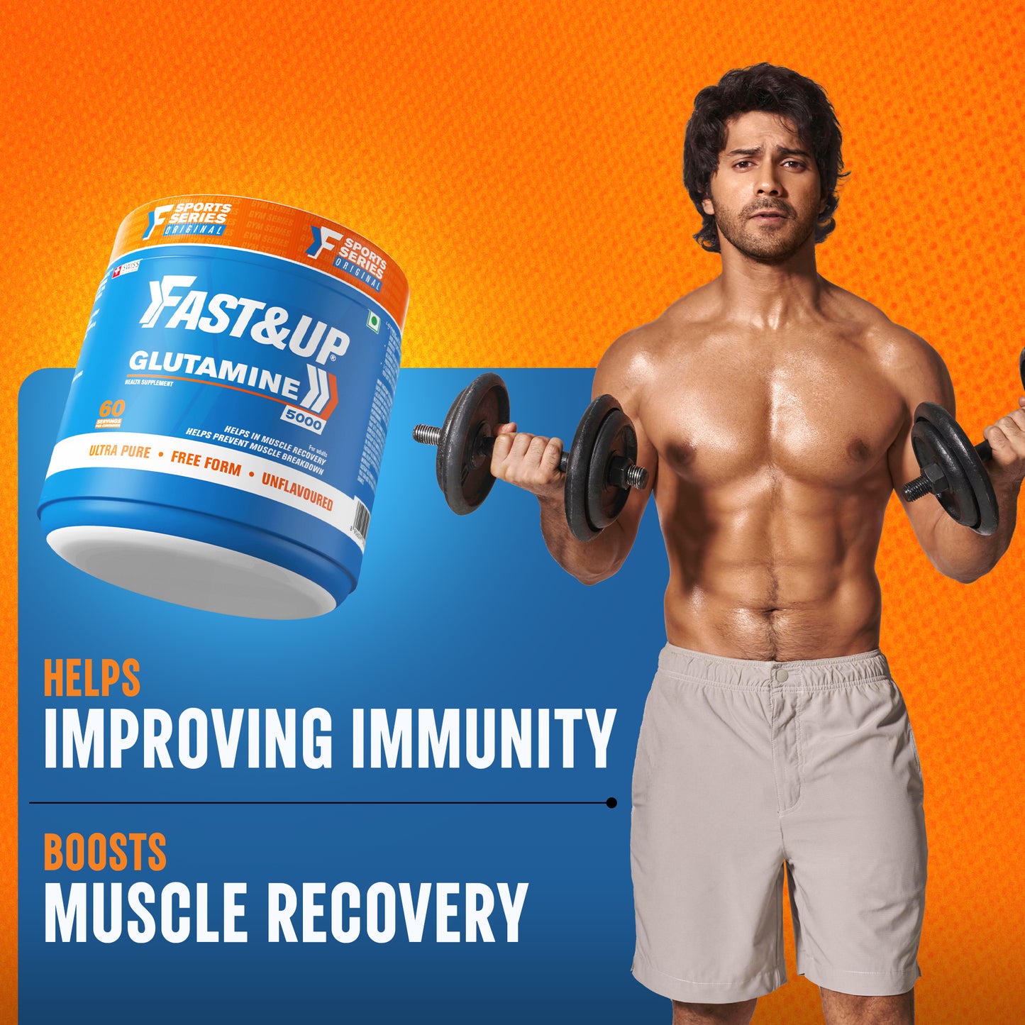 Fastandup Glutamine 500MG