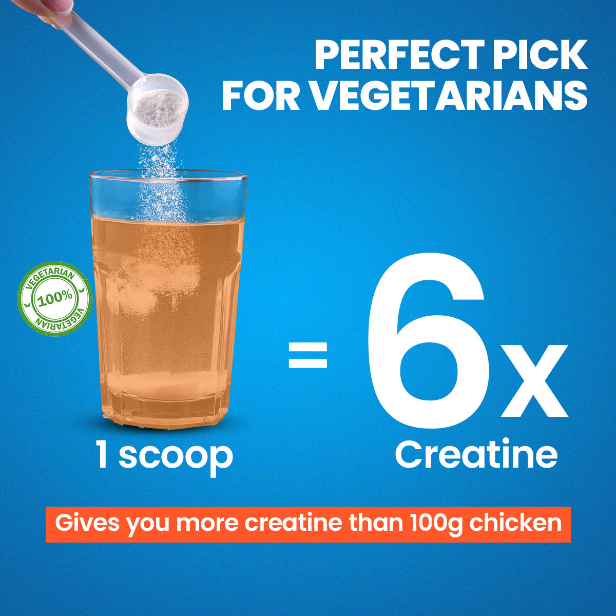 Creatine Monohydrate Essentials - Orange Flavour