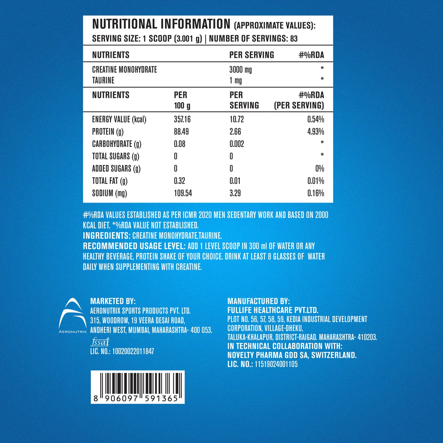 nutrition Information
