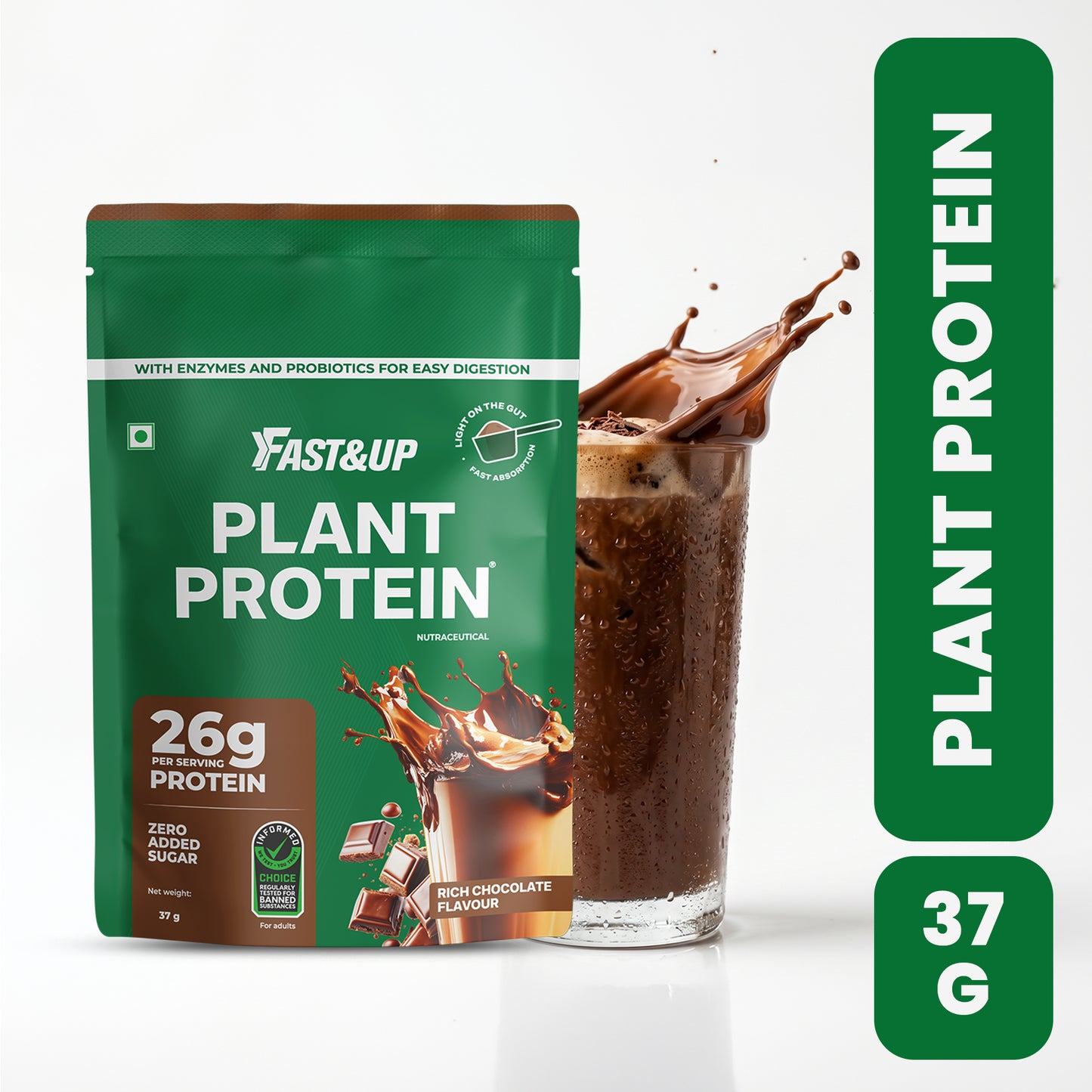 Plant Protein - Rich Chocolate - Single Serving Sachet