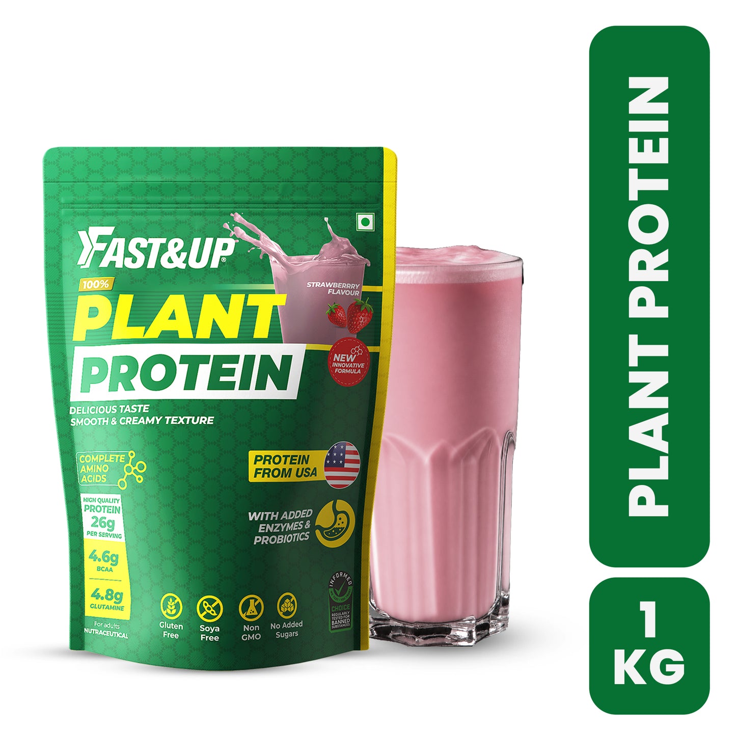 Plant Protein - Strawberry Blast - 25 Servings