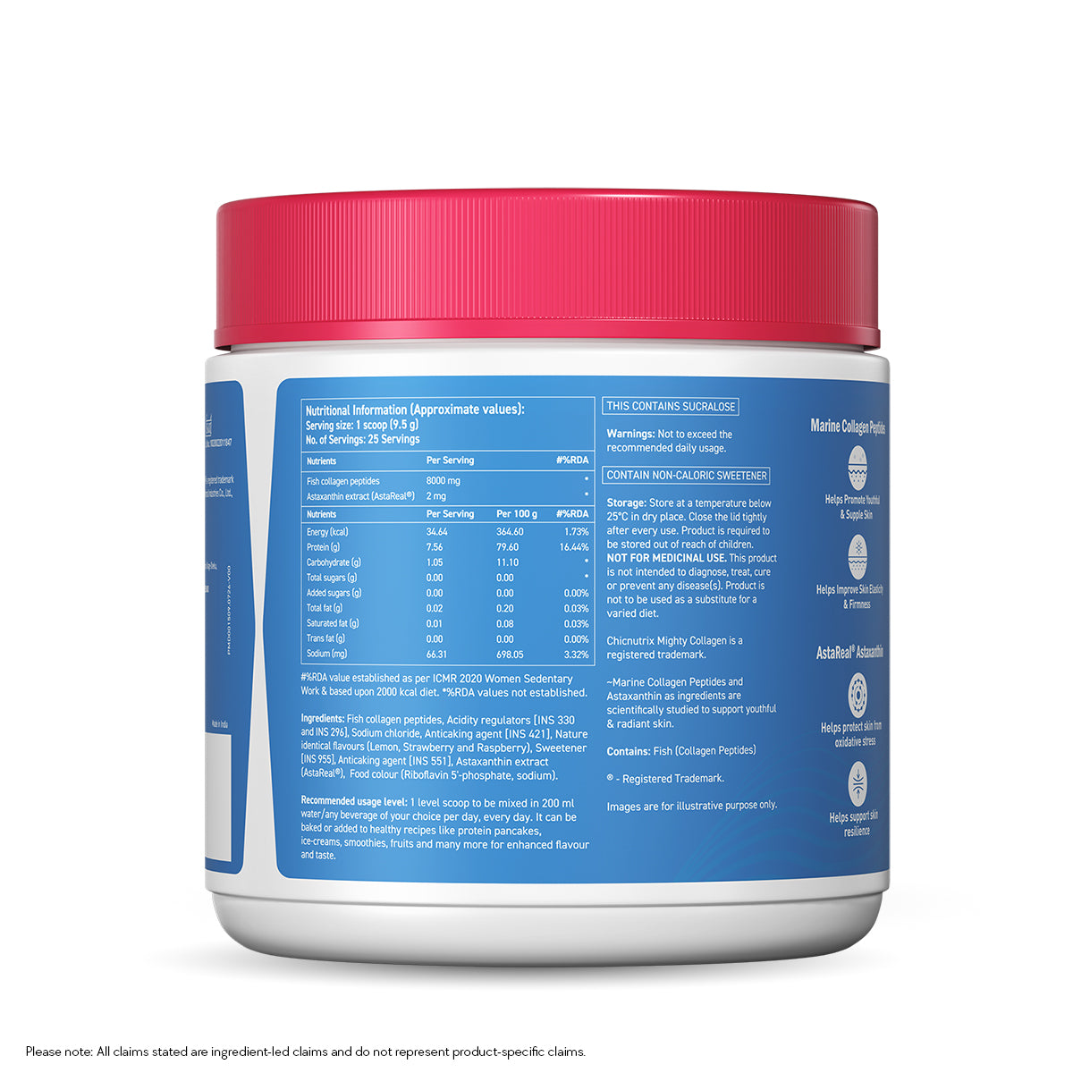 Marine Collagen Supplement for Youthful Skin - Lemonade