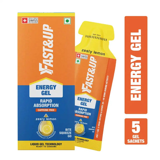 Fast&Up Energy Gel Non-Caffeinated - Zesty Lemon