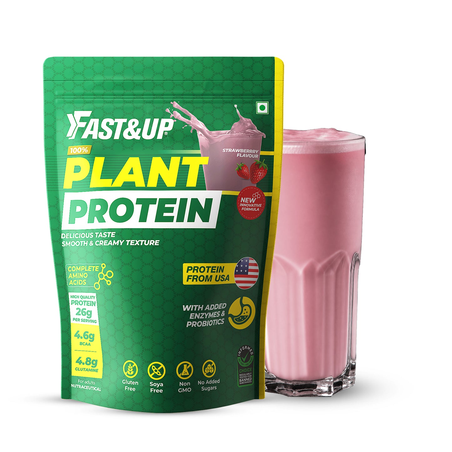 Plant Protein - Strawberry Blast - 25 Servings