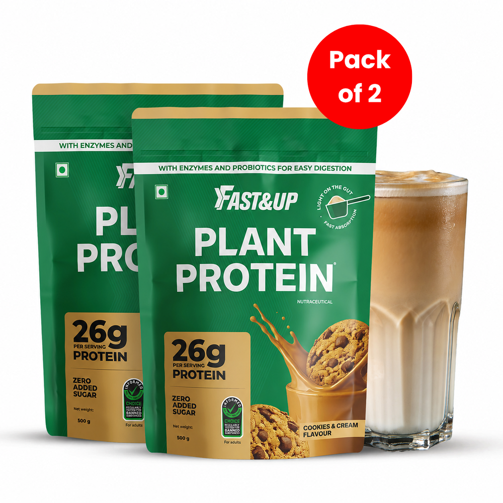 Plant Protein - Cookies & Cream - 500g Pack of 2