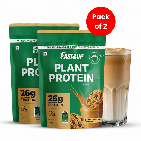Plant Protein - Cookies & Cream - 500g Pack of 2