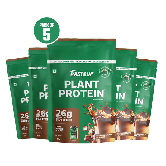 Plant Protein - Rich Chocolate - Single Serving Sachet Combo Pack