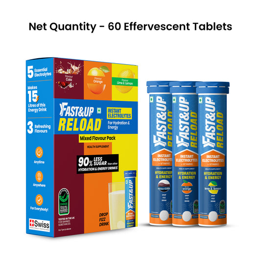 Reload Assorted 3's- Lime and Lemon + Orange + Cola