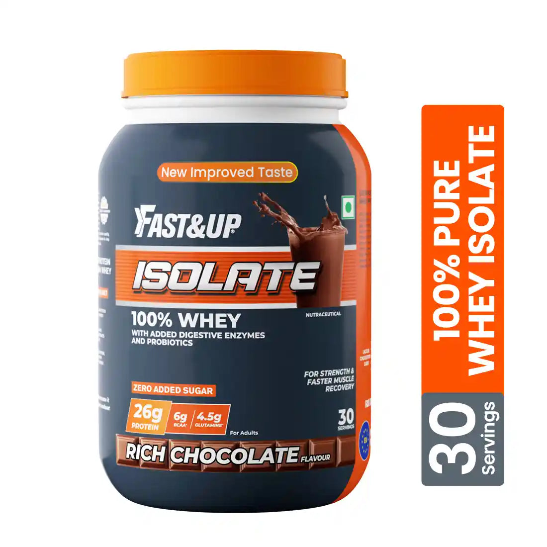 Whey Protein Isolate | Low Carb, Gluten Free | Added Pepzyme AG