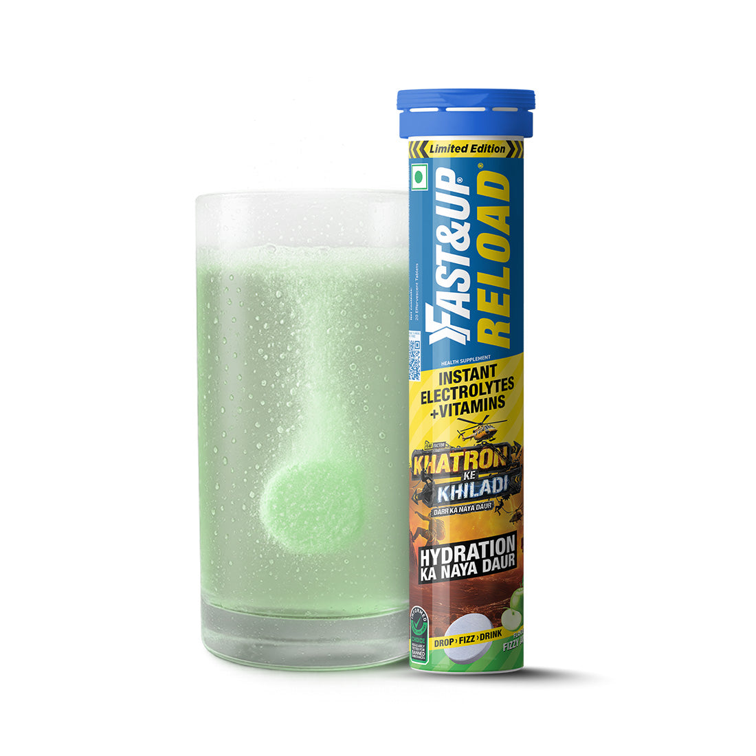 Reload- Low Sugar Instant Hydration Drink- Khatron Ke Khiladi Special Edition