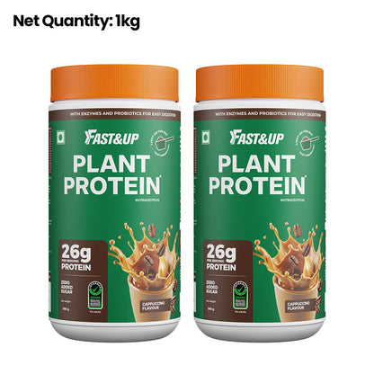 Plant Protein - Cappuccino - 1kg (Pack of 2)