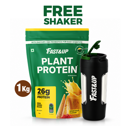 Protein Kesar Kulfi 1kg + Free Spillproof Shaker