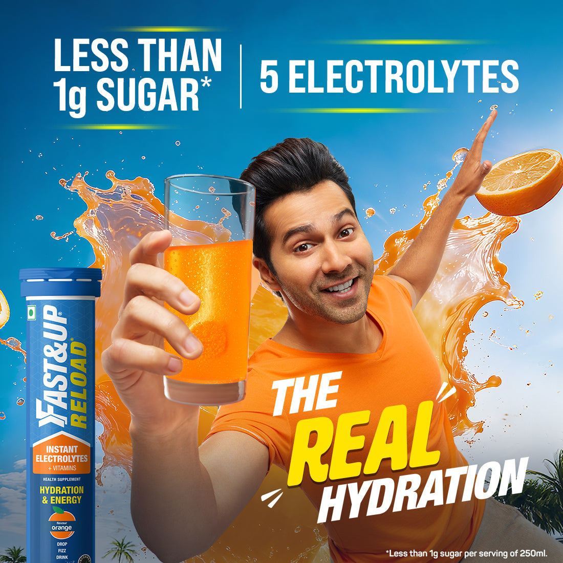 Reload - Low Sugar Instant Hydration Drink - Orange