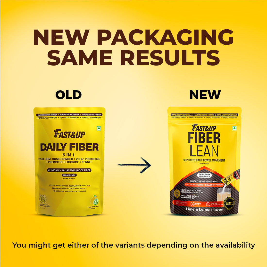Daily Fiber | Isabgol For Constipation Relief & Better Digestion - Lime & Lemon