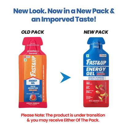 Energy Gel - Caffeinated - Strawberry Banana