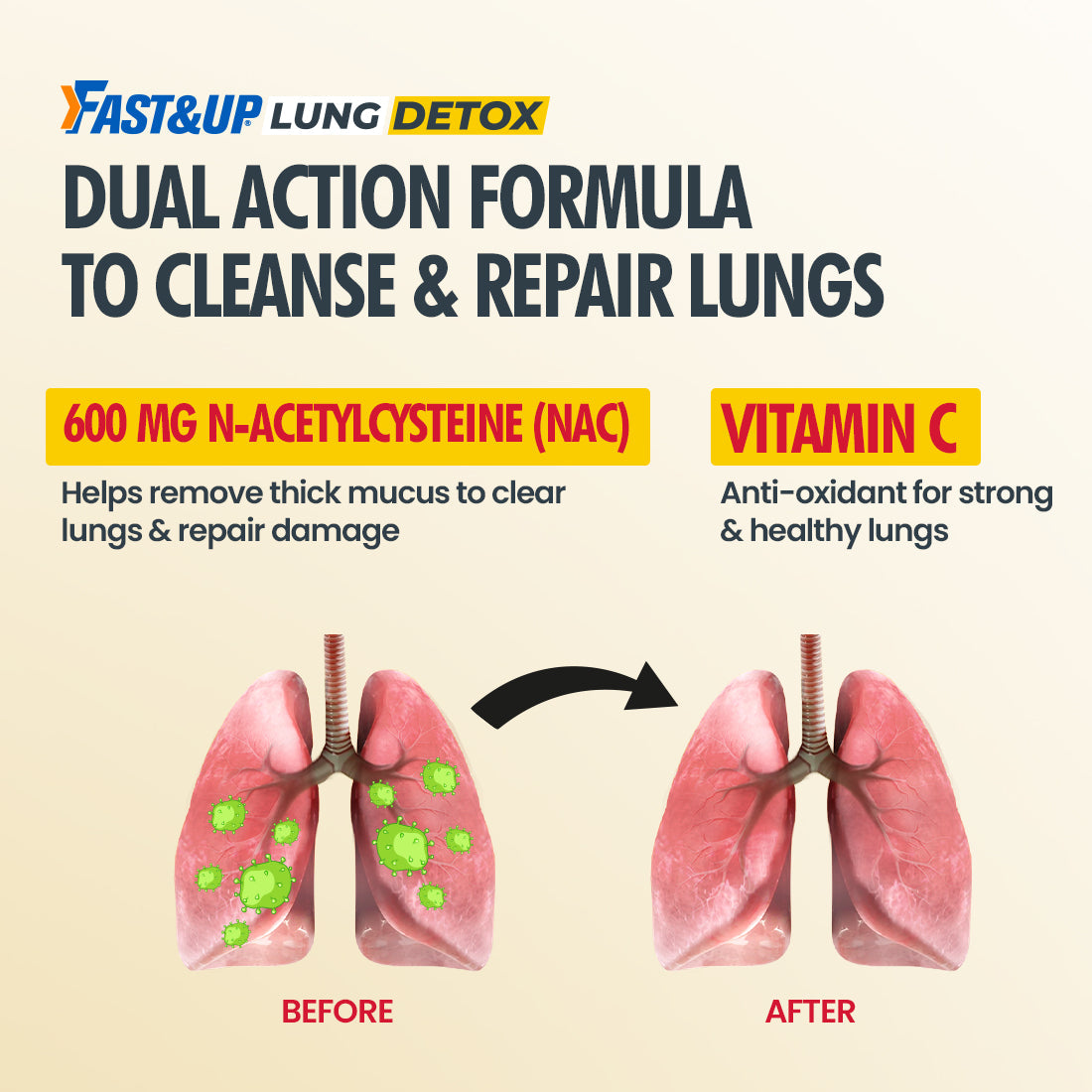 Daily Lung Cleanser with NAC + Vit. C - Strawberry