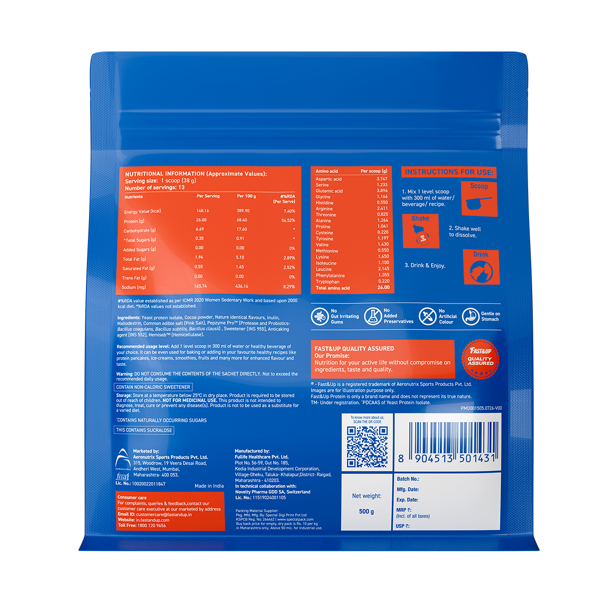 Yeast Protein - Coffee - 500g