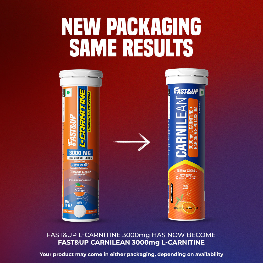3000mg L-Carnitine for Weight Loss - Orange