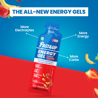 Energy Gel - Caffeinated - Strawberry Banana